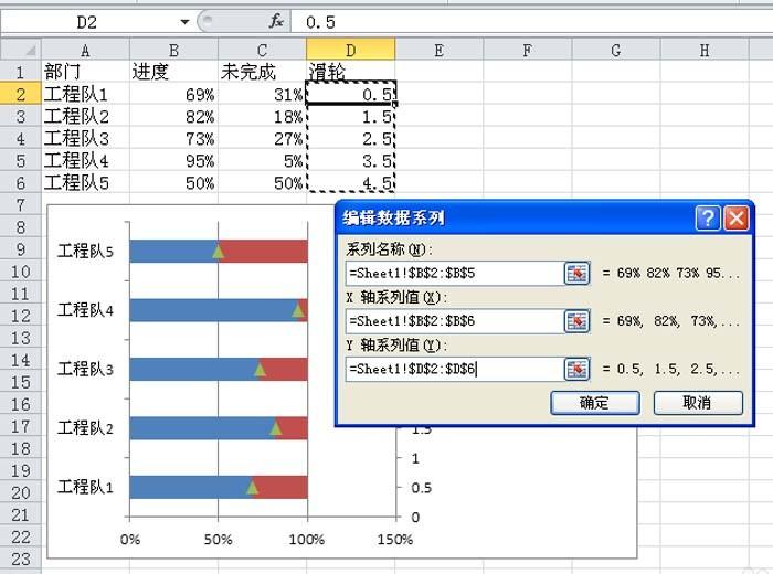 excel表格中怎么制作滑轮散点图表?