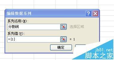 Excel数据图表中怎么添加分割线?
