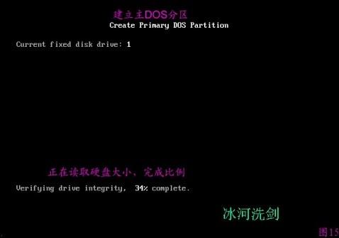 FDISK硬盘分区图解教程 图片已修复