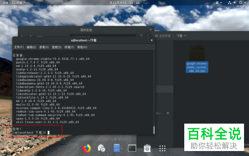 Fedora 29下安装Chrome浏览器的具体操作步骤