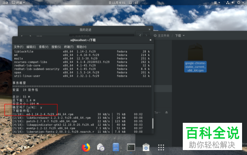 Fedora 29下安装Chrome浏览器的具体操作步骤