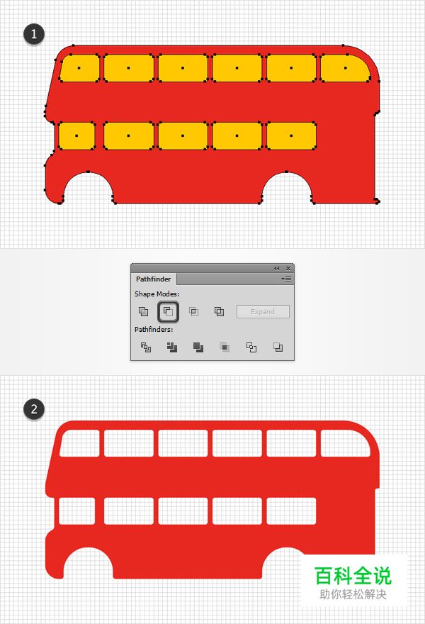 丰富细节的红色大巴车【AI教程】