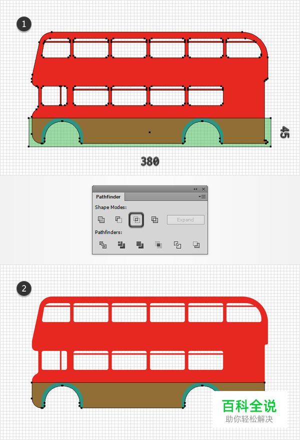 丰富细节的红色大巴车【AI教程】