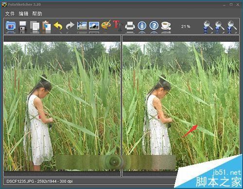 FotoSketcher漂亮的图片怎么绘制成油画效果?