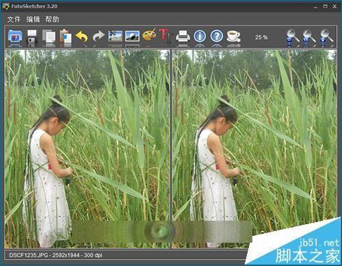 FotoSketcher漂亮的图片怎么绘制成油画效果?