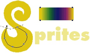 Freehand怎样制作渐变色的曲线