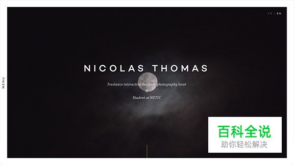 高对比度的黑白网页设计欣赏