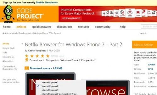 更改IE10的浏览器模式解决网页显示不正常