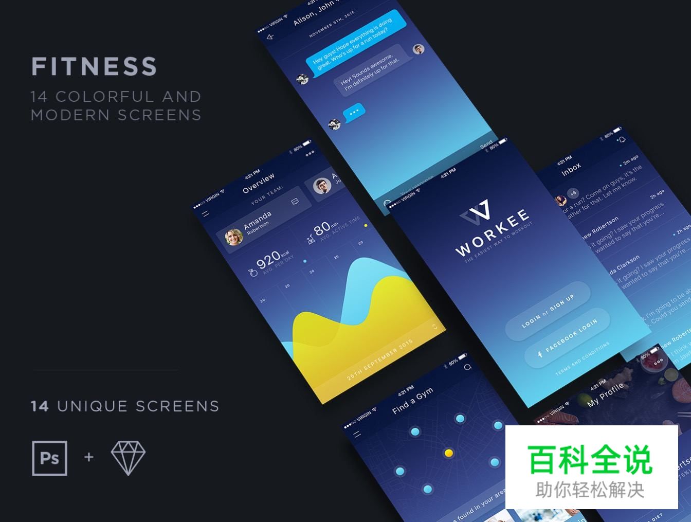 干货合集！价值332美元5套ui kit！PS&SKETCH