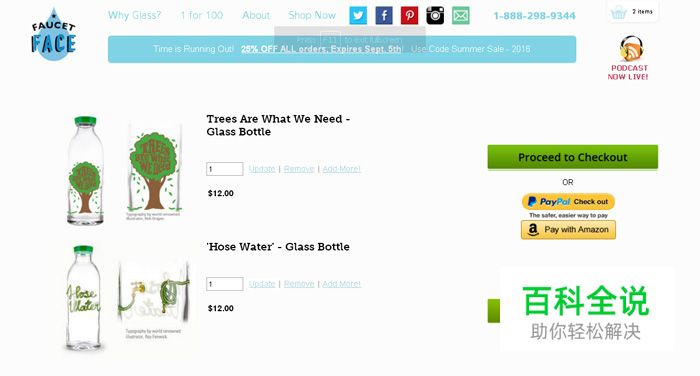 购物车网页界面欣赏