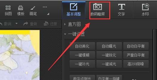光影魔术手怎么将彩色图片变成单色图片?