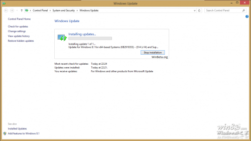 给注册表加入一个新值获得Win8.1 Update 1推送