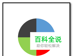 幻灯片 ppt里怎样把圆分成4份并填充上不同颜色