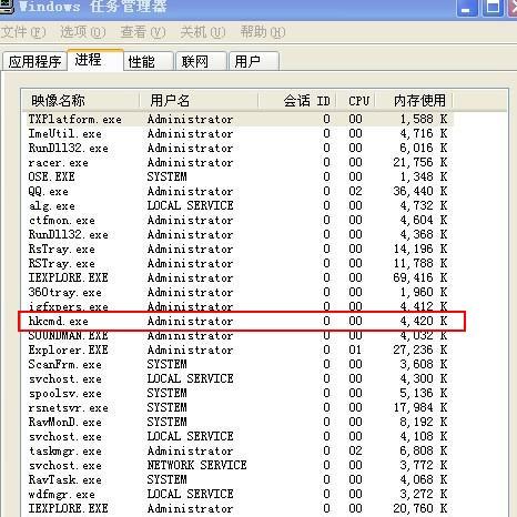 hkcmd.exe进程是什么?