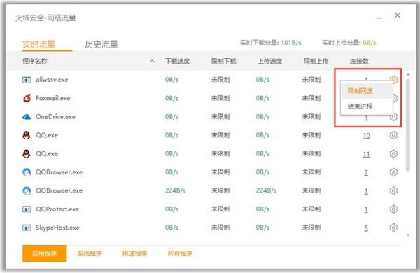 火绒安全软件怎么查看流量去向?火绒安全软件监控网络流量的方法