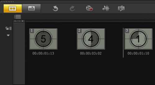 会声会影按钮剪辑视频方法