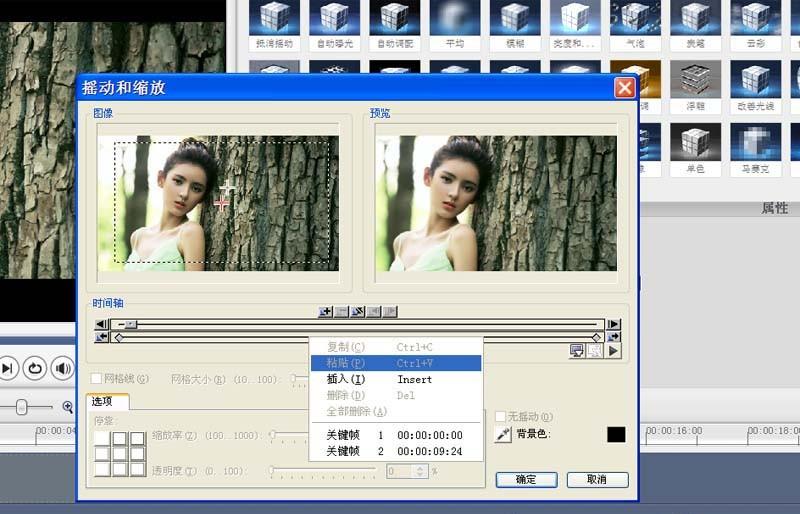 会声会影照片怎么制作局部放大缩小动画效果?