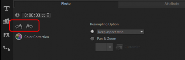 会声会影旋转和翻转视频教程