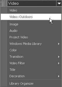 会声会影使用库创建者管理项目