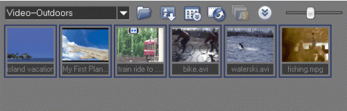 会声会影使用库创建者管理项目
