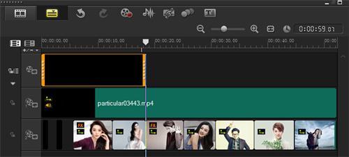 会声会影x8如何在模板之间添加素材