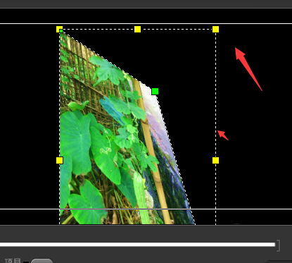 会声会影画面素材怎么变形?