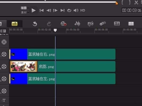 会声会影X10怎么给图片制作卷轴画的动画?