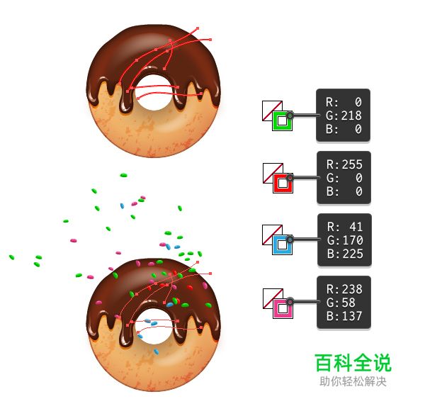绘制美味诱人的甜甜圈【AI教程】