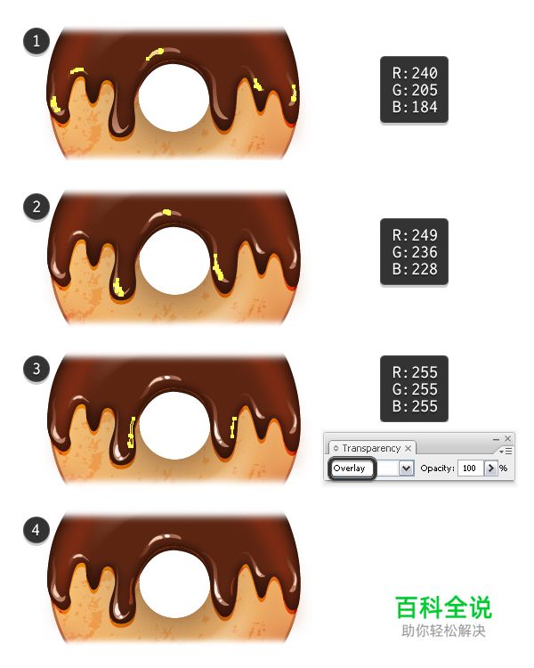 绘制美味诱人的甜甜圈【AI教程】