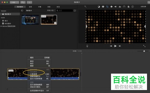 iMovie怎么减慢音频播放速度