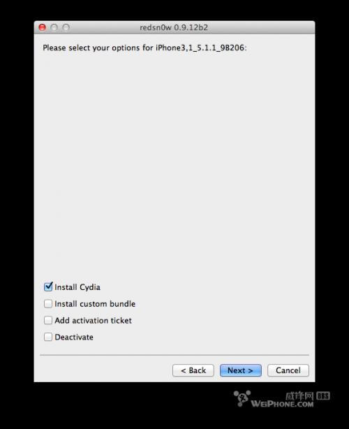 iPhone 4 iOS5.1.1 红雪RedSn0w 0.9.12b2完美越狱教程