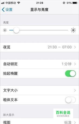 iPhone手机怎么设置把文字和视图放大