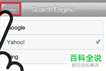 iPhone手机如何修改Safari默认搜索引擎