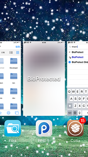 iPhone5s iOS8应用加密越狱插件BioProtect使用图文详解