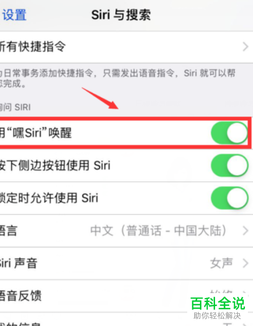 iphone苹果手机“嘿SiRi唤醒”功能怎么开启