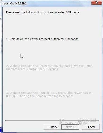 iPhone 4 iOS5.1.1 红雪RedSn0w 0.9.12b2完美越狱教程