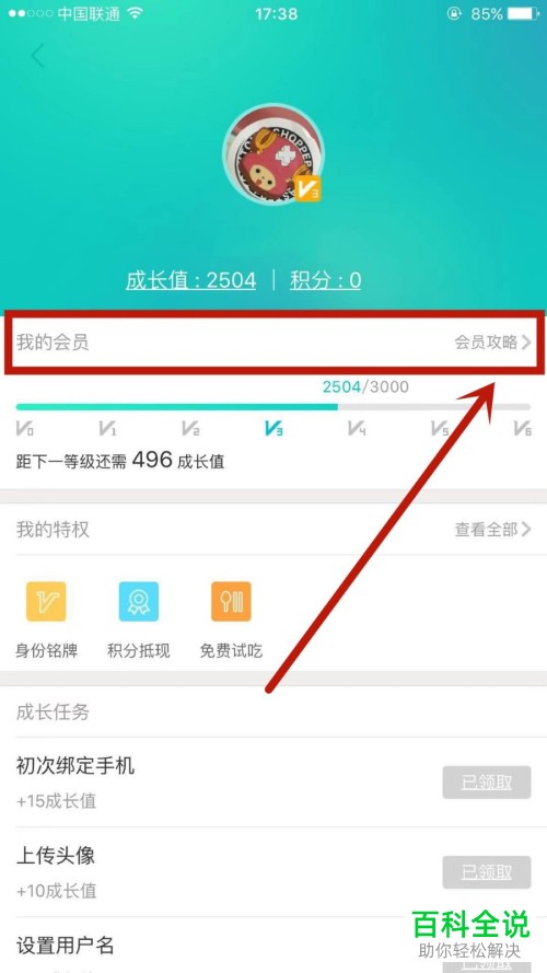iPhone美团如何查看自己的会员等级及会员特权