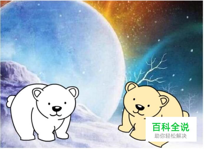 简笔画：如何使用Flash绘制北极熊