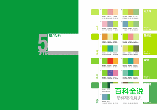 经典配色方案：红、橙、黄、绿、青、紫、无彩色系