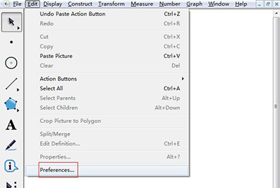 几何画板改变度量精确度方法