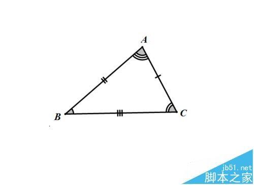 几何画板怎么用线段标记三角形的边和角?