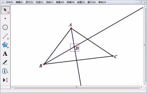 几何画板中怎么绘制三角形内切圆和外接圆?
