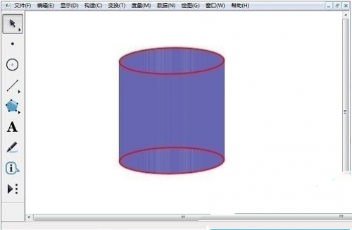 几何画板如何绘制圆柱
