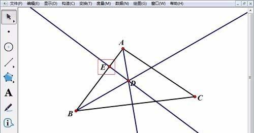 几何画板中怎么绘制三角形内切圆和外接圆?