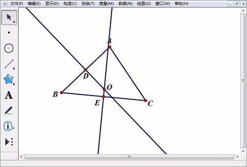 几何画板中怎么绘制三角形内切圆和外接圆?