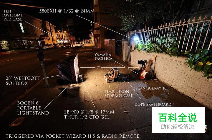 教你如何使用离机闪光灯