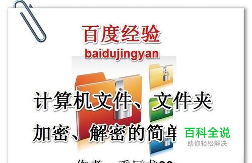 计算机文件、文件夹加密、解密的简单方法