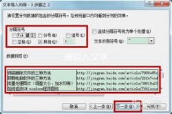 将txt文本格式的文件转换成excel文件的方法