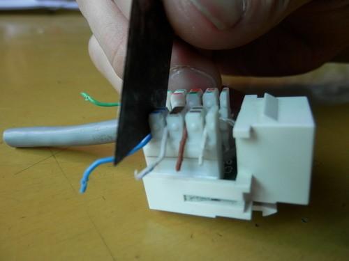 接网线模块没有打线钳怎么办