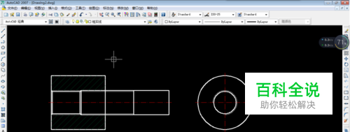 机械制图中按规定螺纹连接怎么画